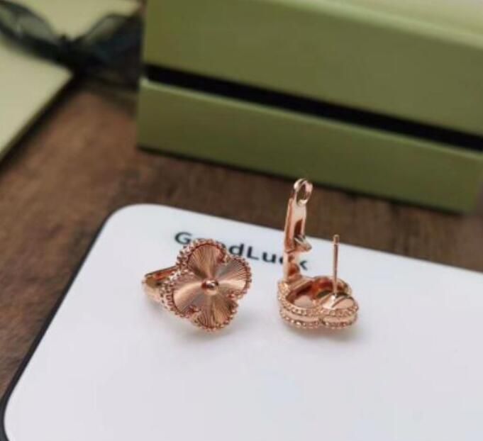 2 # boucles d'oreilles à clip rose or