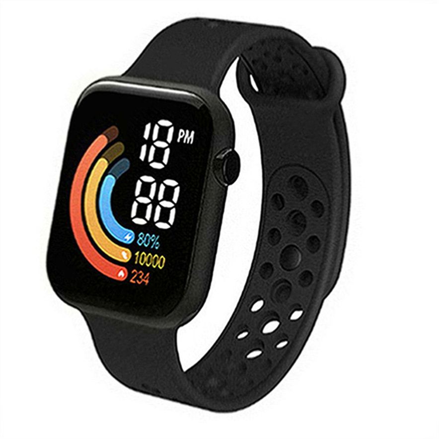 Para Xiaomi Nuevo Reloj Inteligente Hombres Mujeres Reloj Inteligente LED  Reloj Impermeable Carga Inalámbrica Silicona Reloj Deportivo Digital A169  De 14,55 €