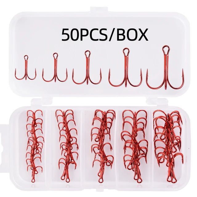 50pcs Red Hook