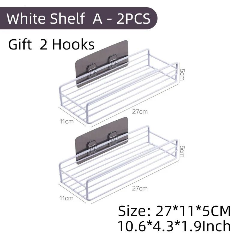 Rechteck weiß 2pcs