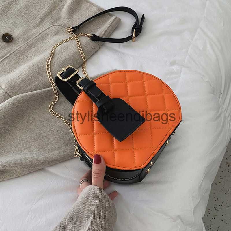 bolso de hombro naranja