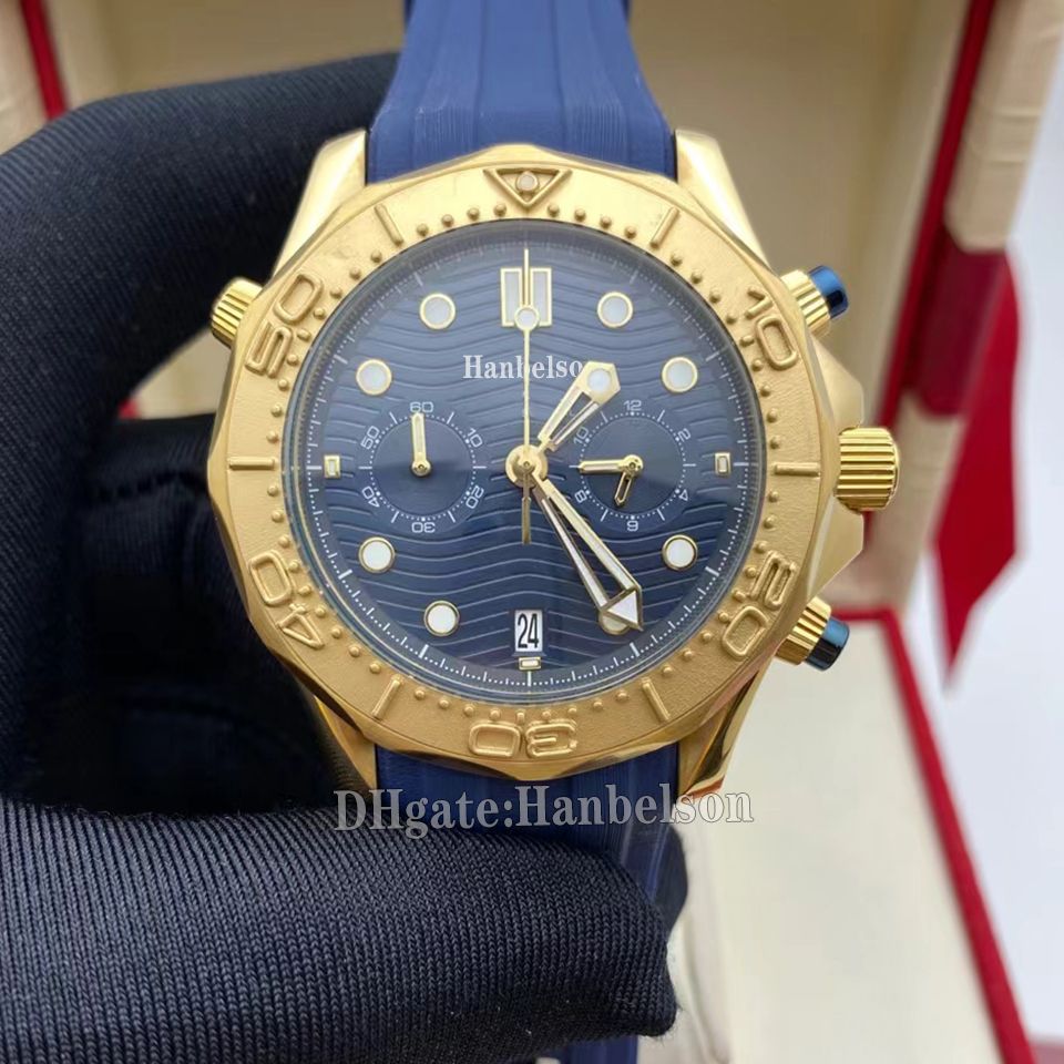 27.All gold Frosted bezel blue dial