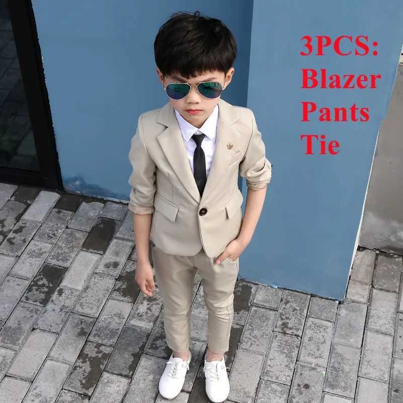 3pcs coat pants tie