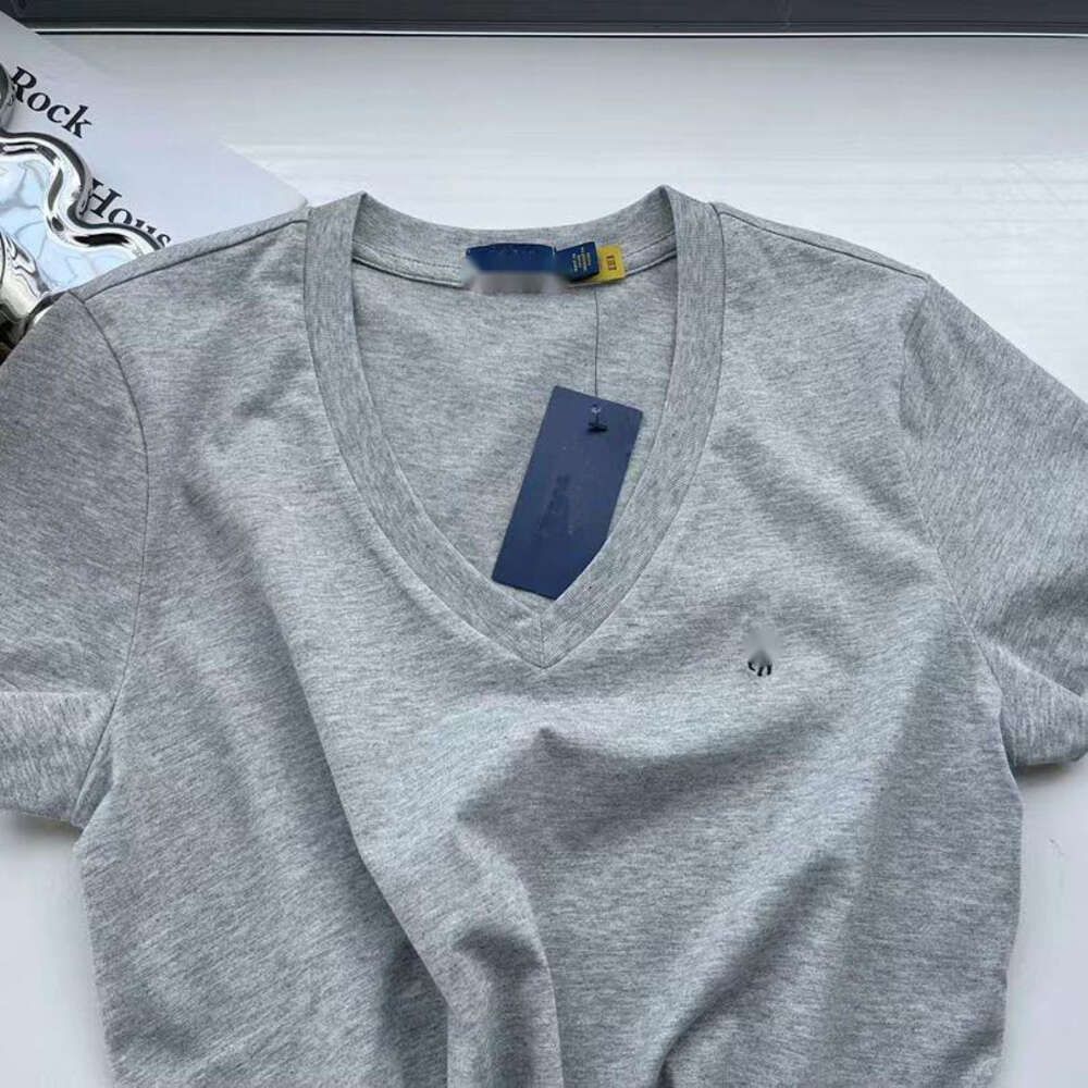 v-neck grey