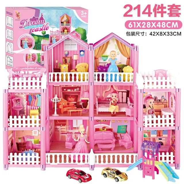 casa de boneca 214pcs