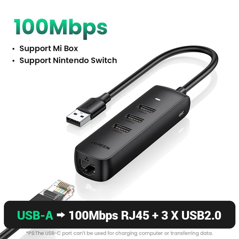 USB-A 100 Mbps ABS