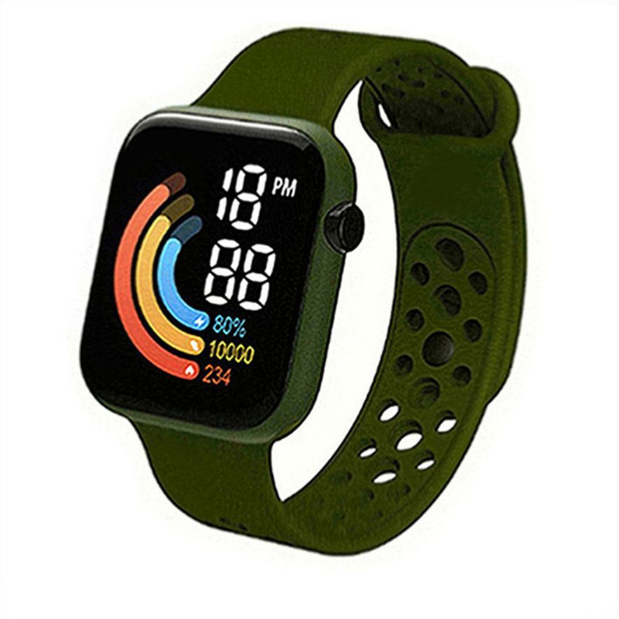 Para Xiaomi Nuevo Reloj Inteligente Hombres Mujeres Reloj Inteligente LED  Reloj Impermeable Carga Inalámbrica Silicona Reloj Deportivo Digital A175  De 14,47 €