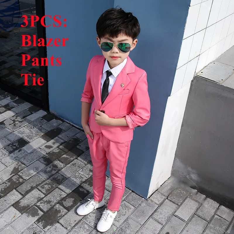 3pcs coat pants tie