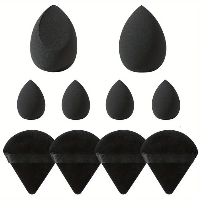 10pcs Puff Black