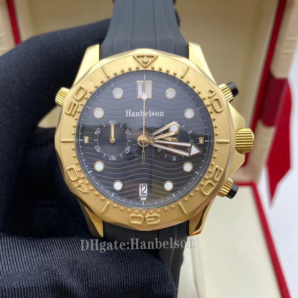 26.All gold Frosted bezel black dial