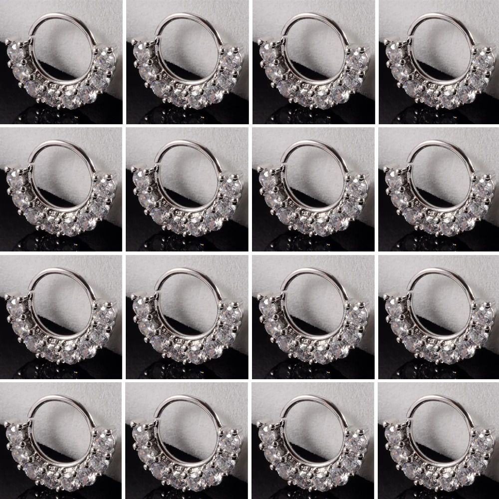 16pcs Style C Silver-1x8mm