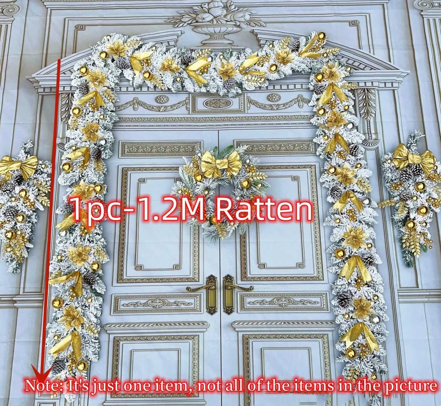 Golden 1.2m Rattan