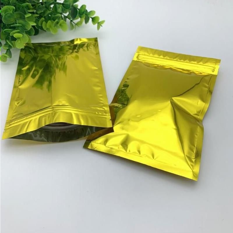Wholesale Resealable Gold Aluminum Foil Packing Bags Valve Locks With A  Zipper Package For Dried Food Nuts Bean Packaging Storage Bag From  Bigbigdream, $7.46