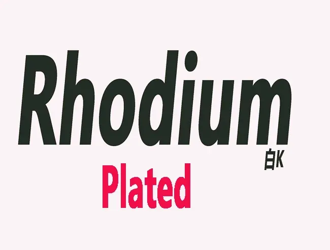 Plaqué rhodium