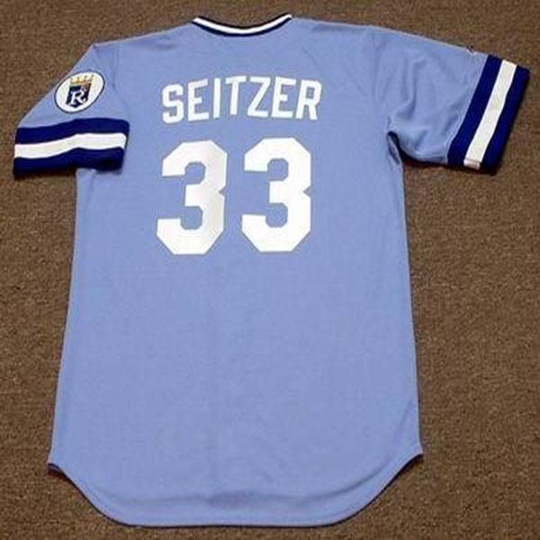 33 Kevin Seitzer 1989 Blue