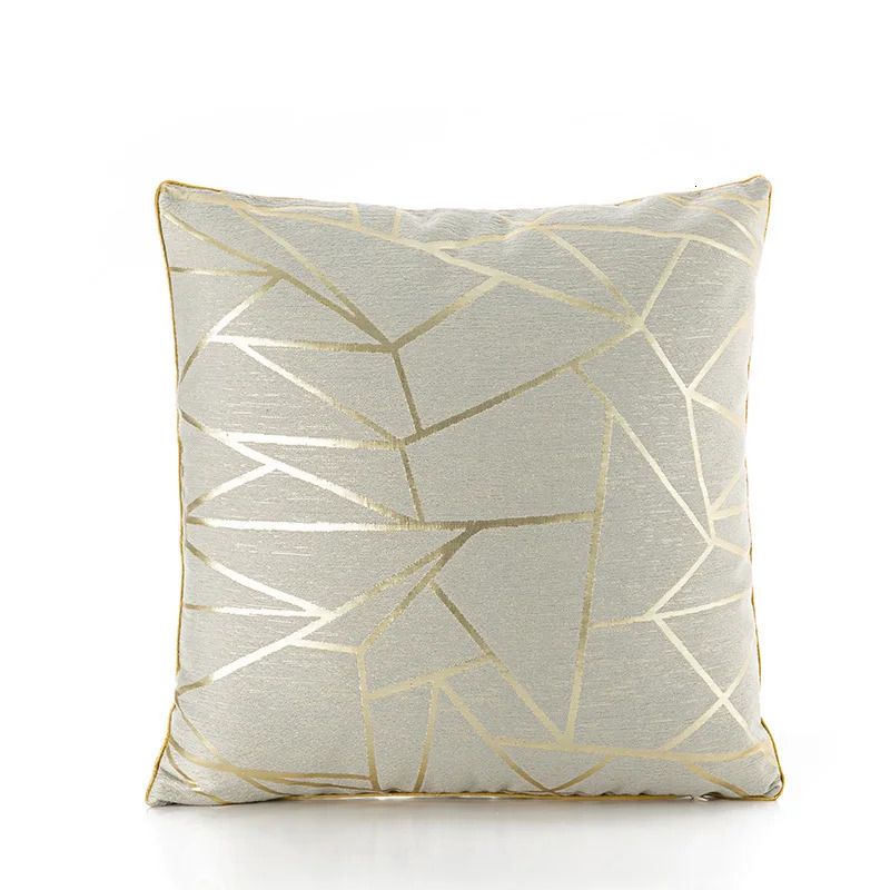 Modern Grey Gold-45x45 Pillow Case7