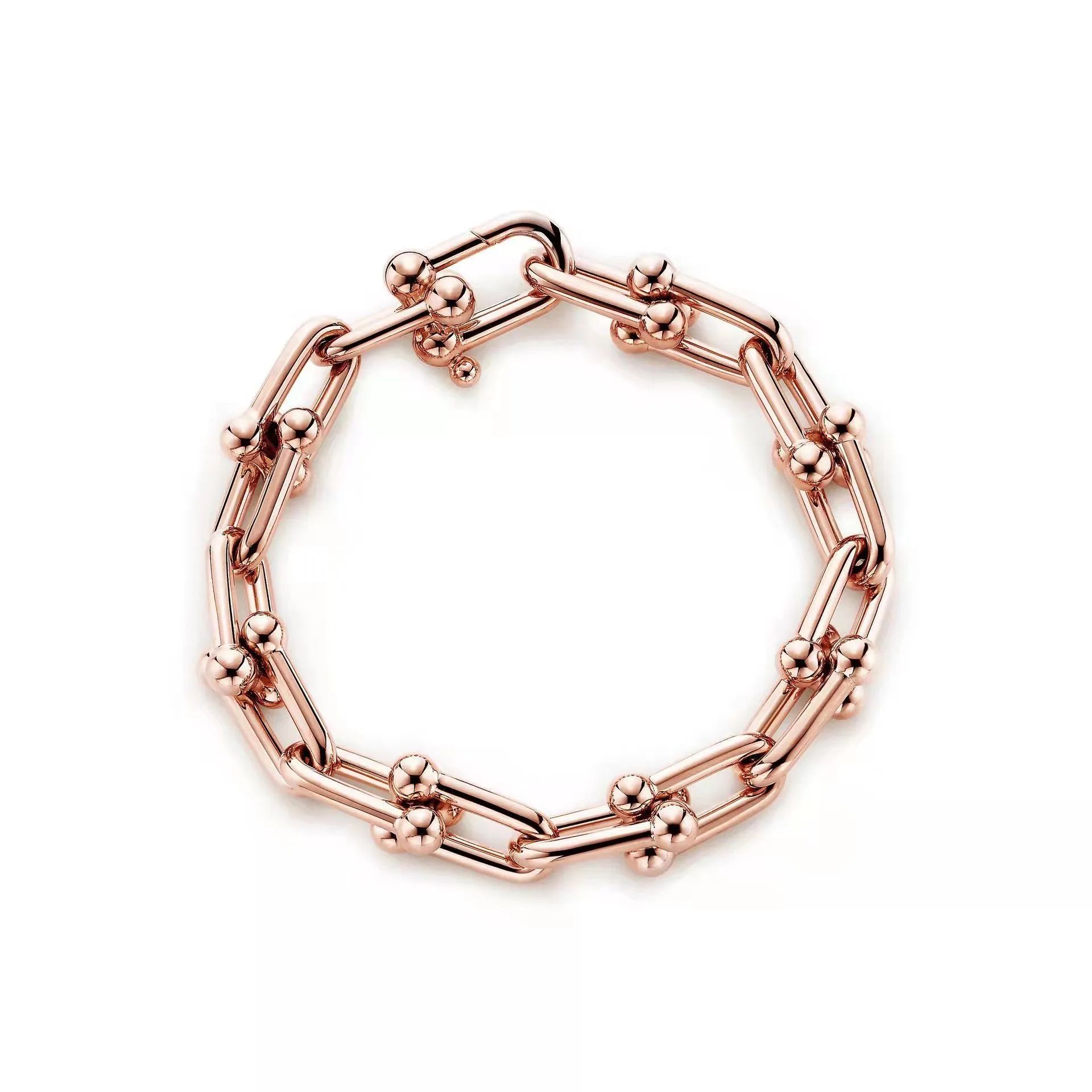 pulseira ouro rosa estilo 4