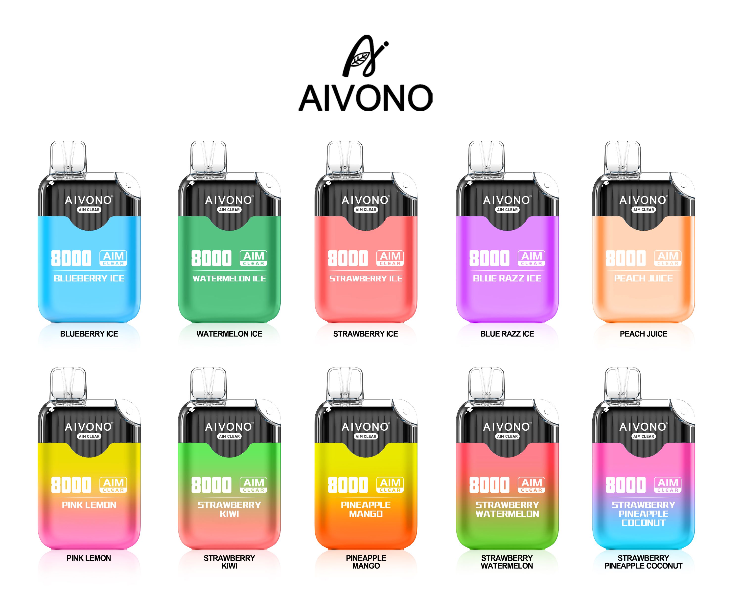 AIVONO CLEAR 8K-Randm Mixed Flavors