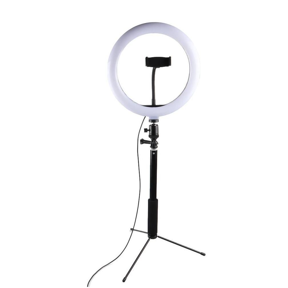 Luce da 26 cm con treppiede per selfie stick