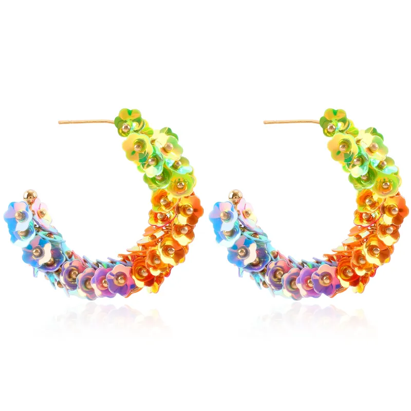 Des boucles d'oreilles