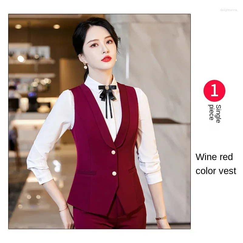 Wine Red Vest 1pcs