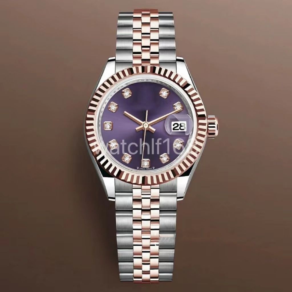 Luxury 31MM Women Watch 6 Clock Diamond Dial New Designer Watches High