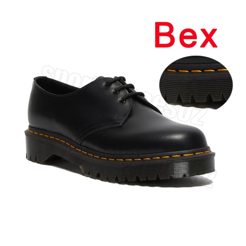 Oxford in pelle liscia Platform 1461 Bex