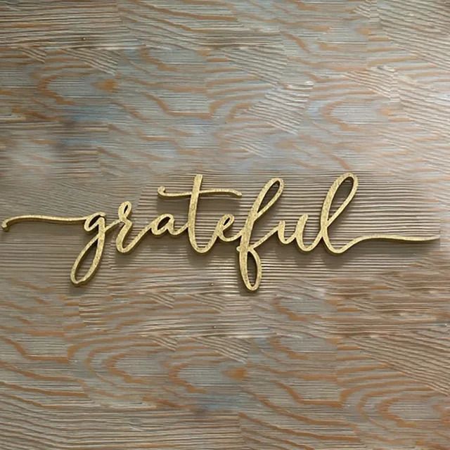 Gold Grateful-5PCS-8inch