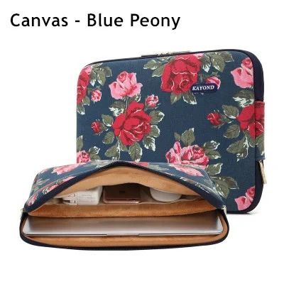 Canvas Blue Peony-14インチ