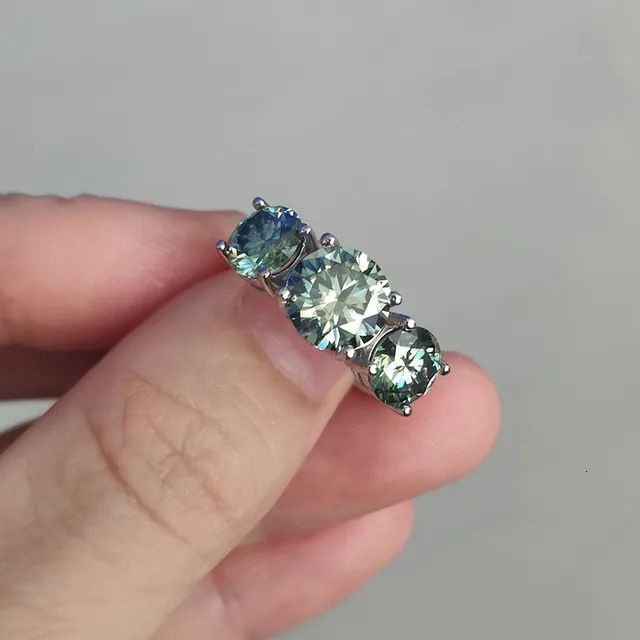 4ct 그린 스톤