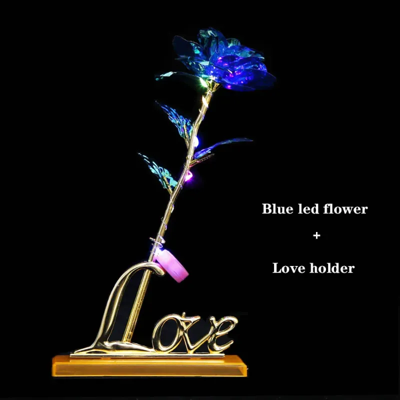 blue with holder