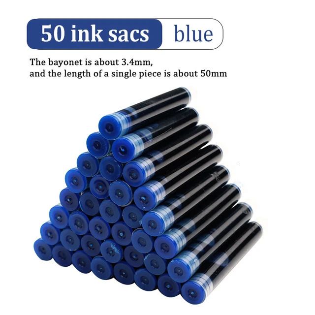 50PCs Blue Refills