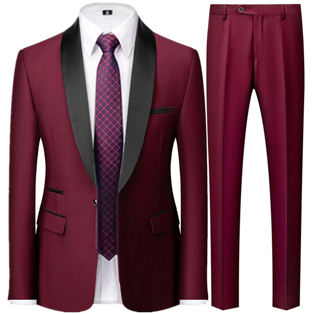 2 datorer Set Wine Red