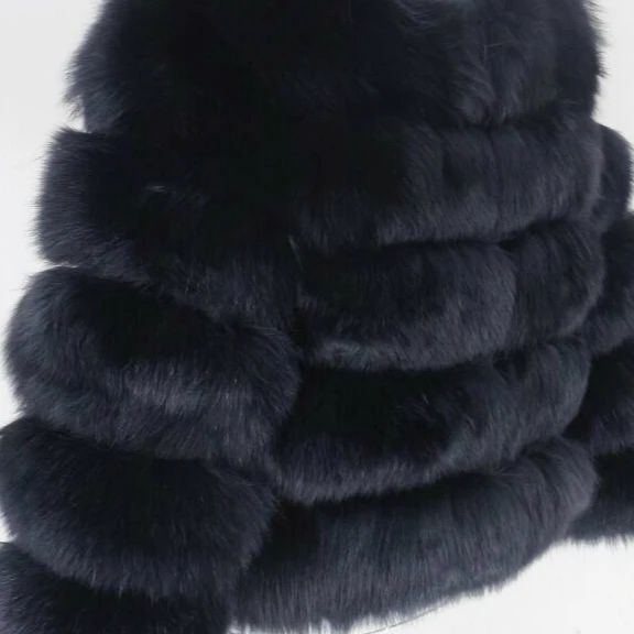 Dark Grey Big Fur