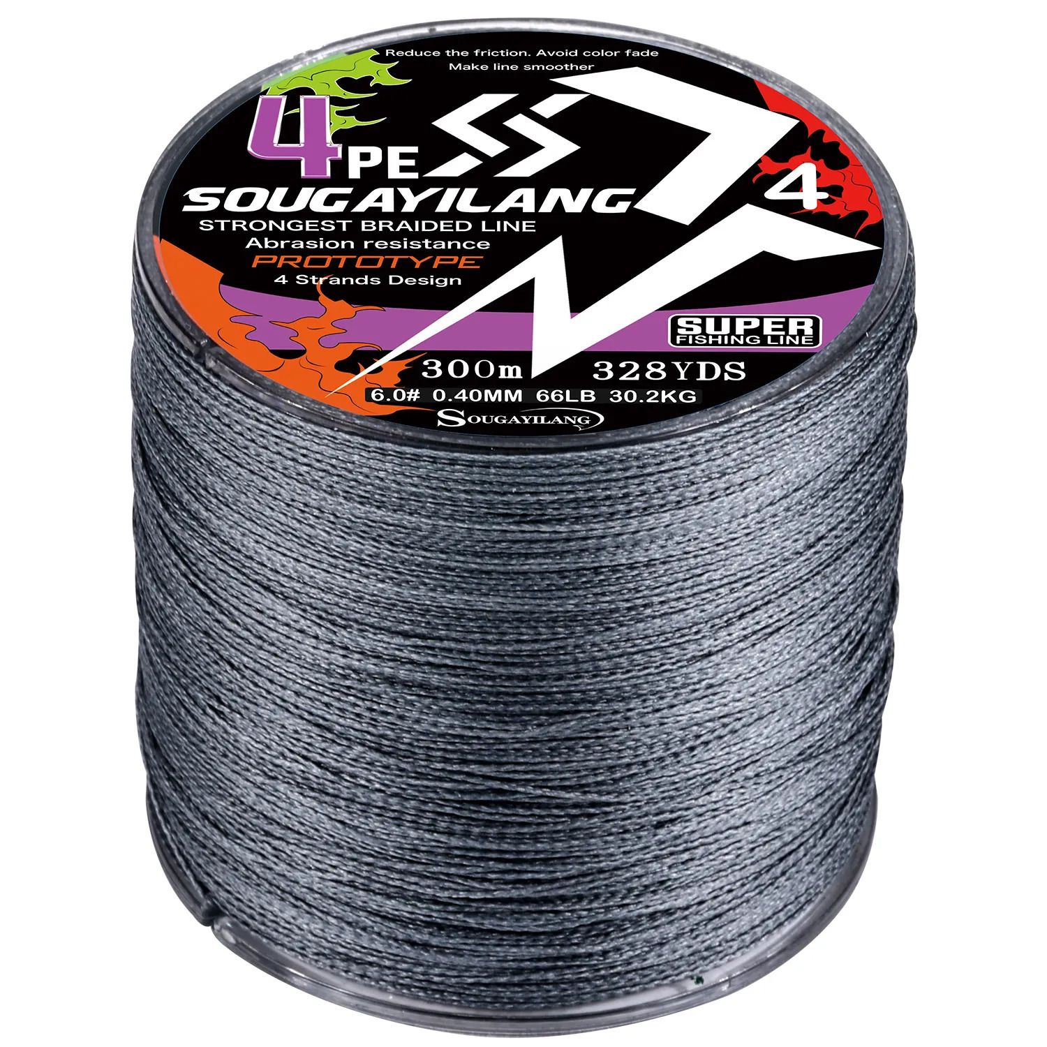 Dark Grey-300m 0.40mm 66lb