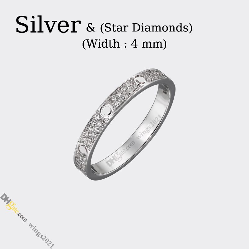 Silver (4mm)-Star Diamond