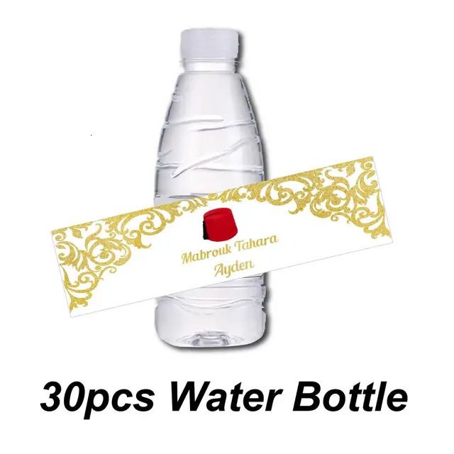 Etichetta per bottiglia da 30 acqua