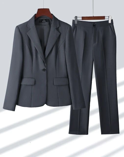 pantaloni blazer grigi