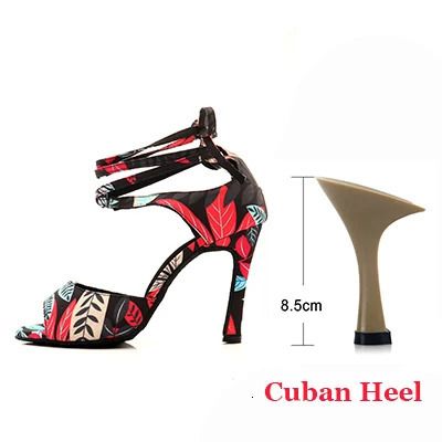 red 8.5cm cubanheel