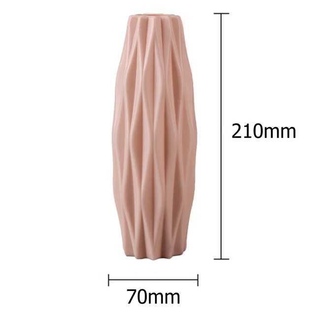 Vase di plastica Pink