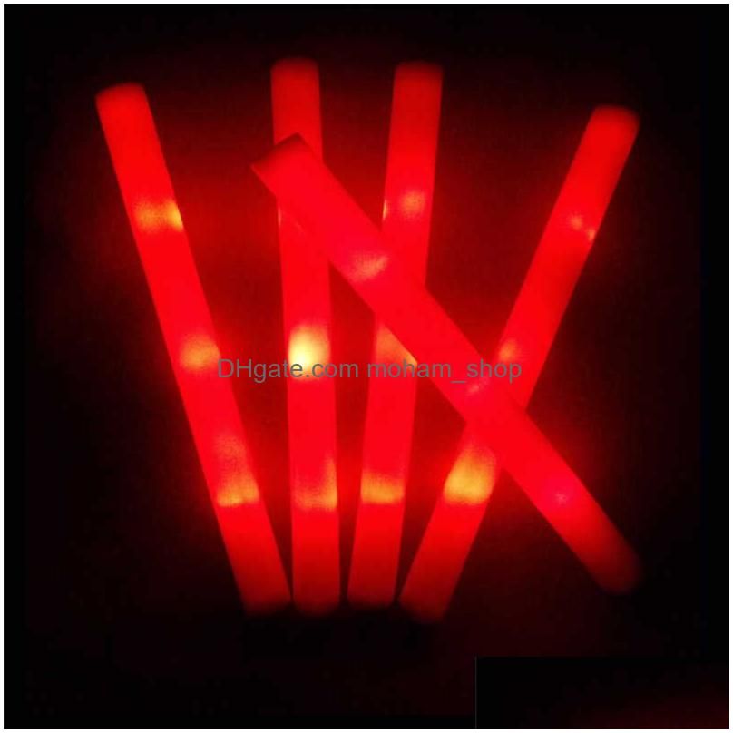 Kırmızı Glow Köpük Stick-30 PCS