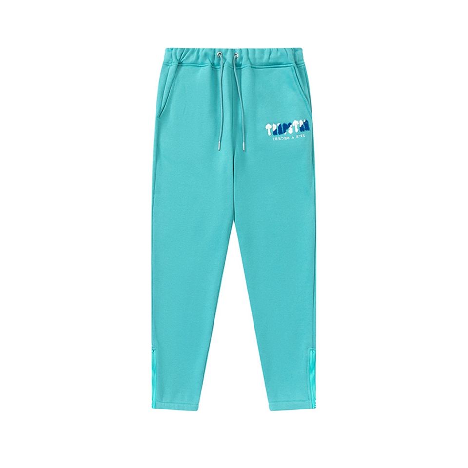 8830#calça azul lago