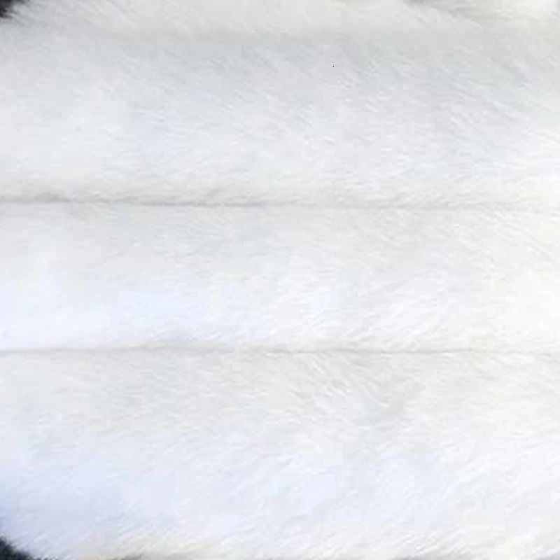 pure white fur coat