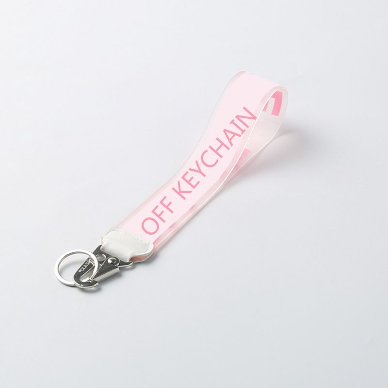 Silver Buckle+white Pu+pink Letters