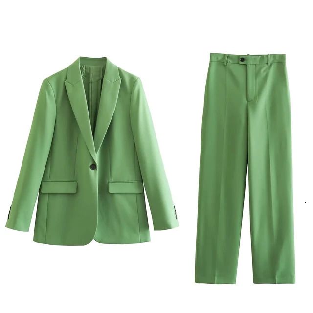 Traje verde