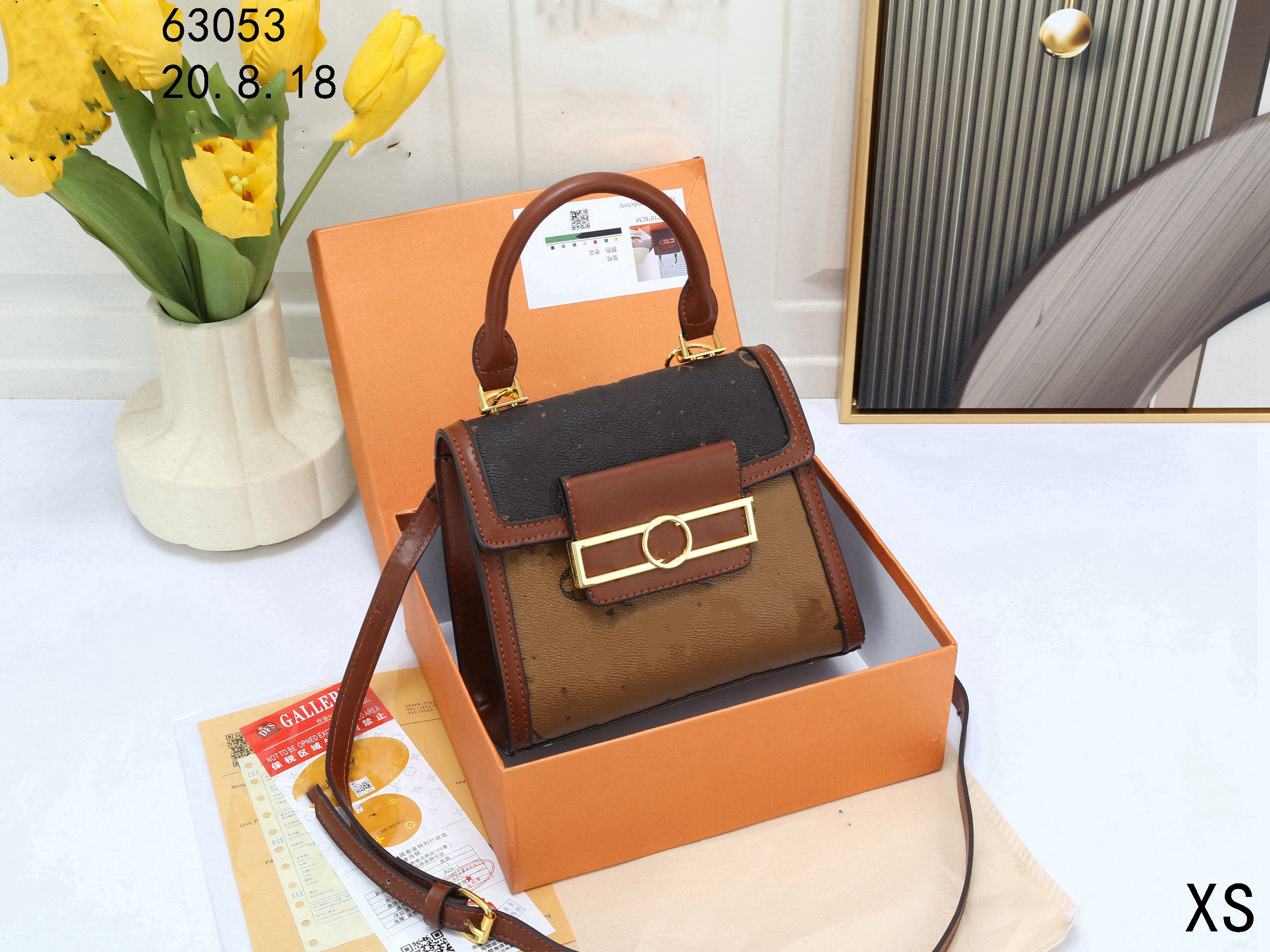 63053 Old Flower/Brown