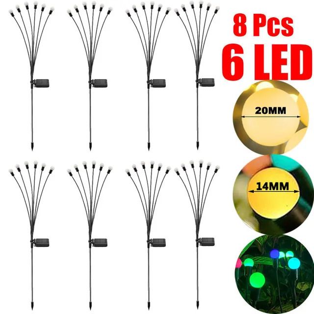 6 LED-8PCS-WAMM Light-14mm