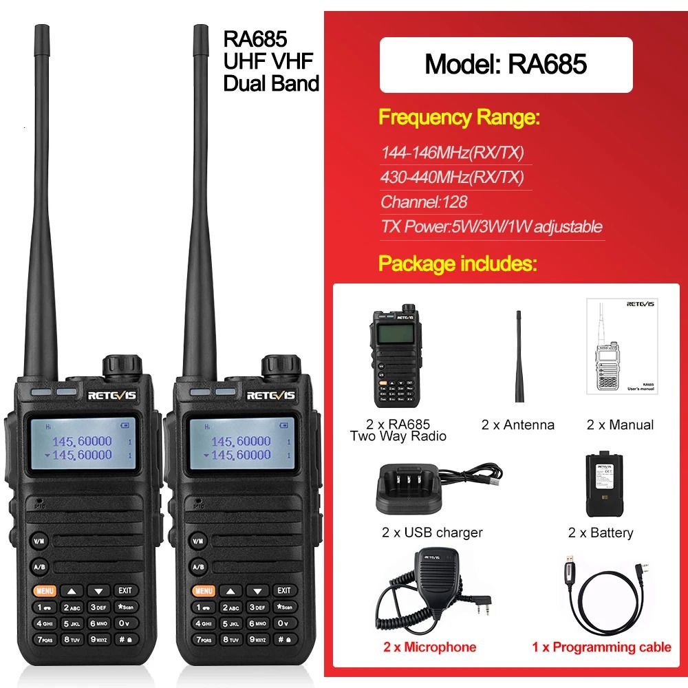 Ra685 2pcs cabo microfone