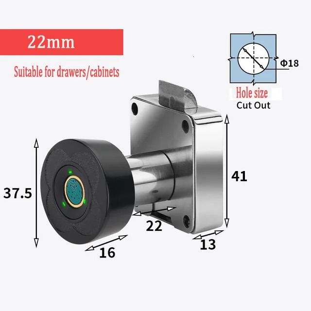 d Tipo 22 mm Nero