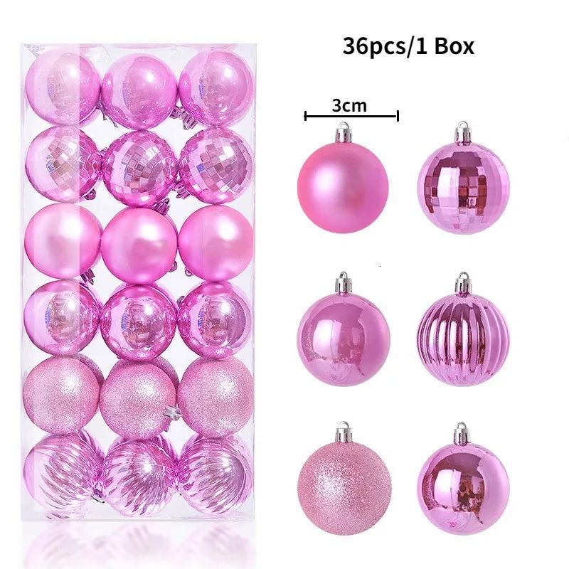 36pcs pembe-3cm